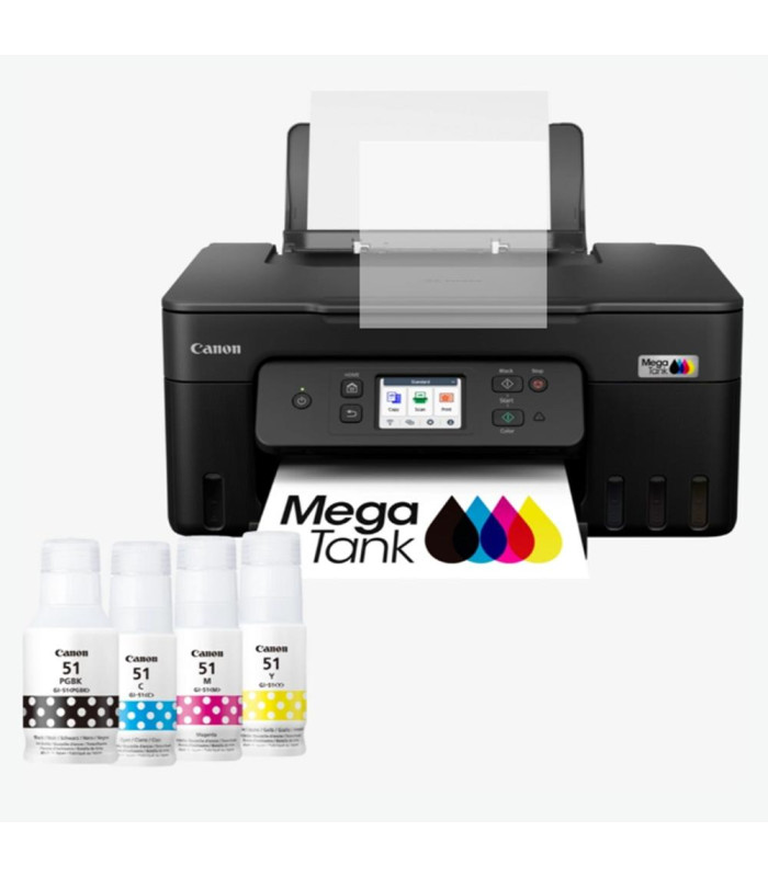 Multifuncion canon pixma g3590 megatank inyeccion color a4 -  11ipm -  tactil -  wifi -  duplex impresion