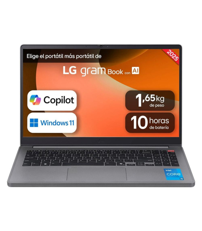 Portatil lg gram 15u50t - g i5 - 1334 -  16gb -  ssd 512gb -  15.6 pulgadas fhd -  w11h