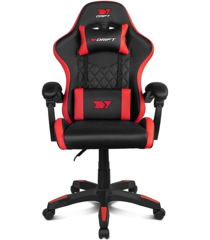 Silla gaming drift dr35 negra - roja