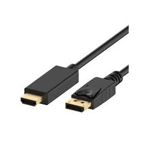 Cable ewent displayport 1.2 a hdmi gold plated de 3m