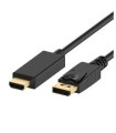 Cable ewent displayport 1.2 a hdmi gold plated de 3m