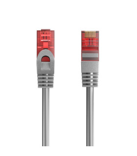 Cable red ewent latiguillo rj45 utp cat6 20m gris