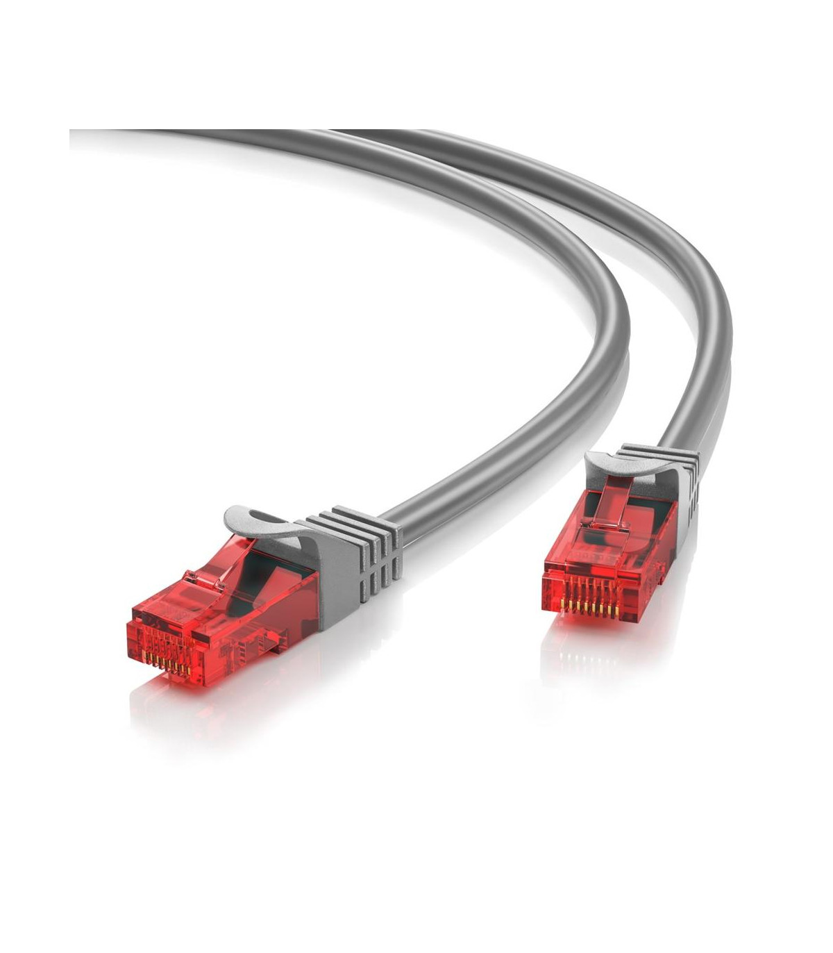 Cable red ewent latiguillo rj45 utp cat6 20m gris