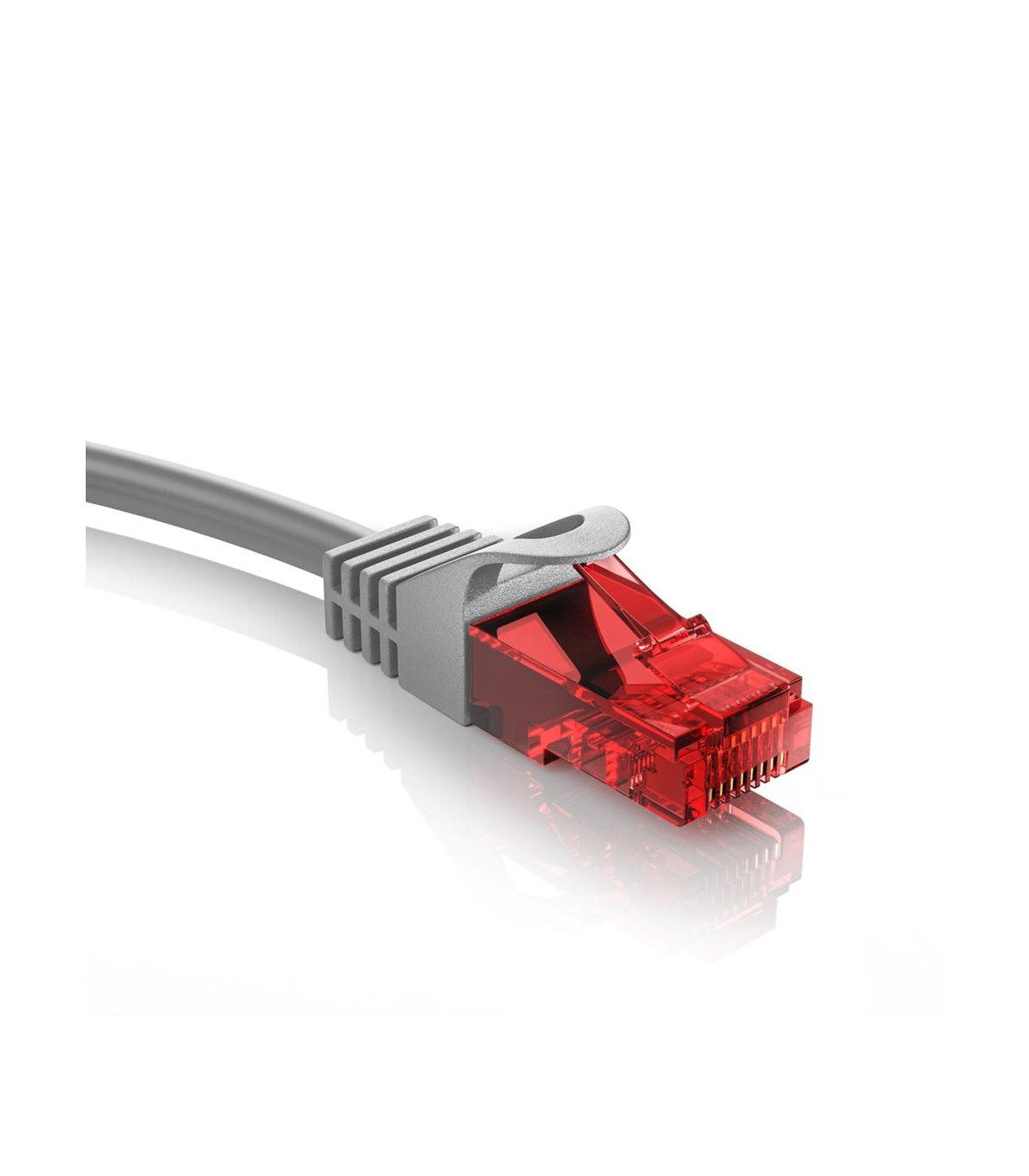 Cable red ewent latiguillo rj45 utp cat6 20m gris