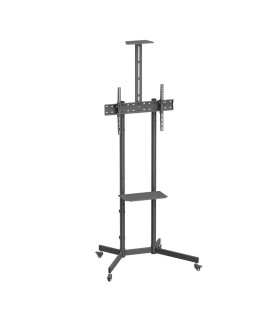 Soporte suelo con ruedas ewent vesa hasta 70 pulgadas 600x400mm max 45kg