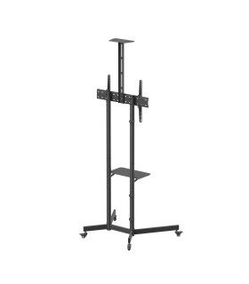 Soporte suelo con ruedas ewent vesa hasta 70 pulgadas 600x400mm max 45kg