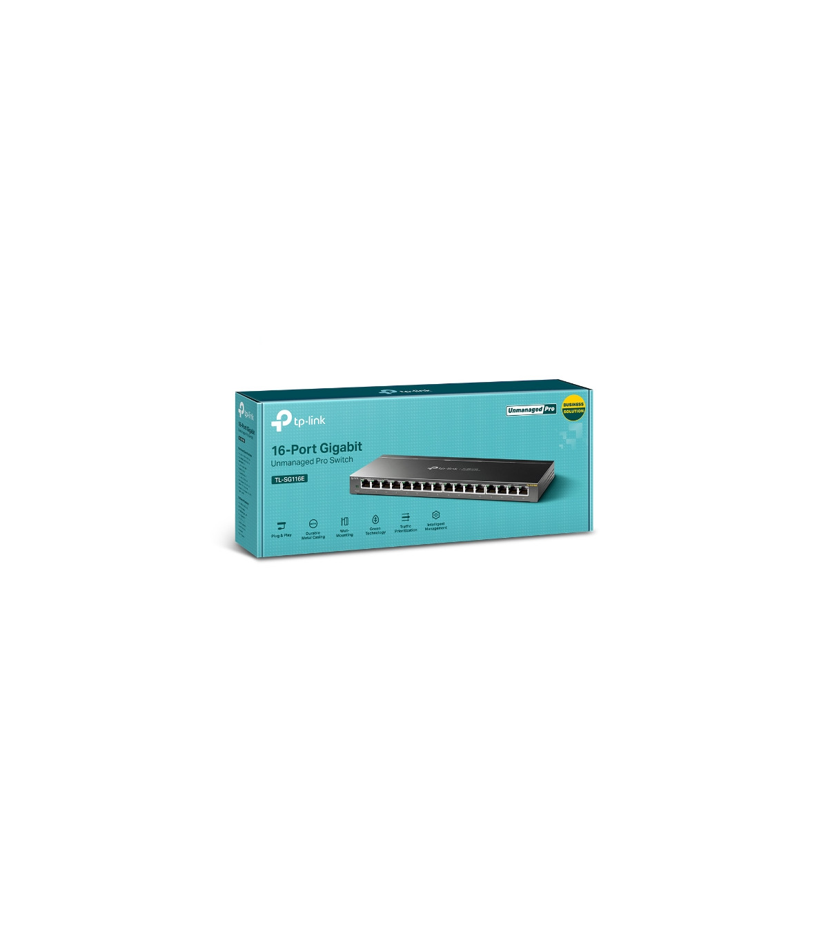 Switch 16 puertos tp - link tl - sg116e 10 - 100 - 1000