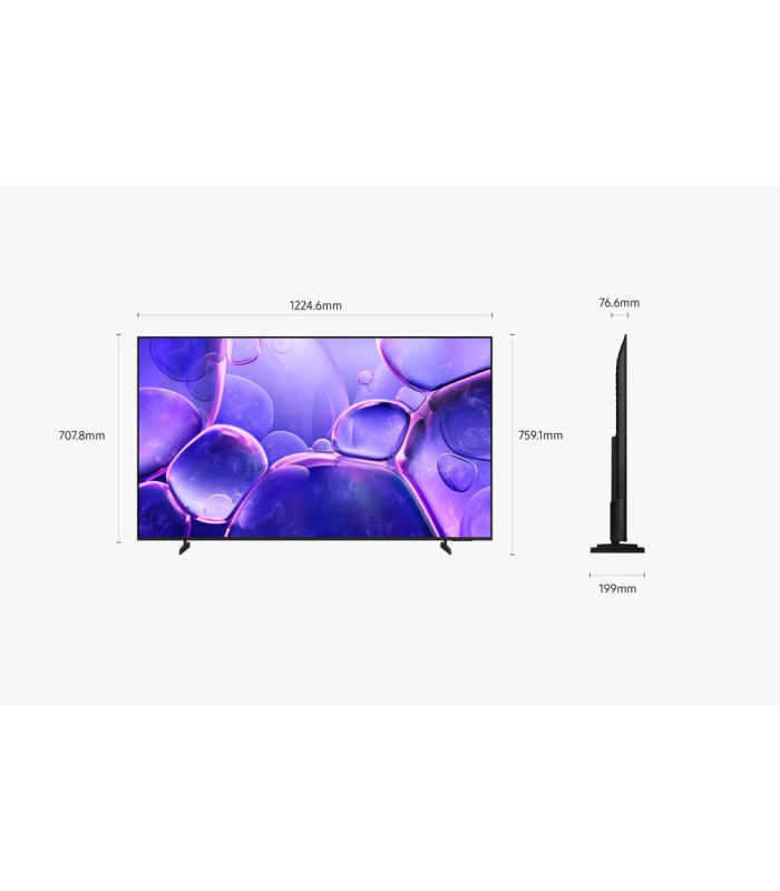 Tv samsung 55 pulgadas led 4k uhd -  tu55u8005f -  smart tv