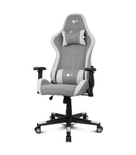 Silla gaming drift dr90 pro gris - blanca