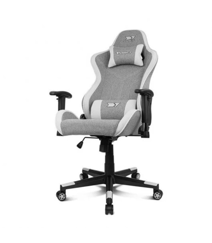 Silla gaming drift dr90 pro gris - blanca