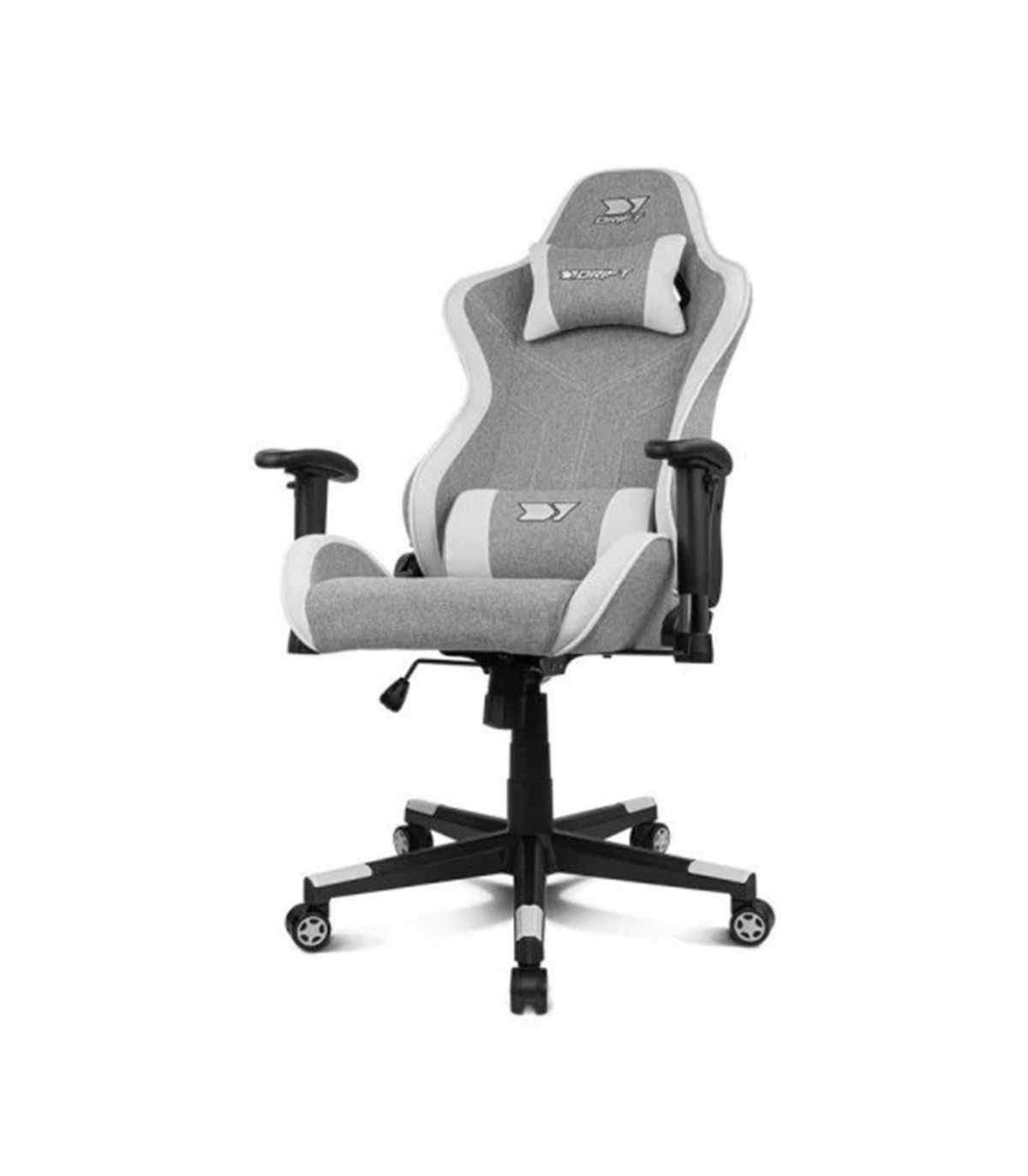 Silla gaming drift dr90 pro gris - blanca