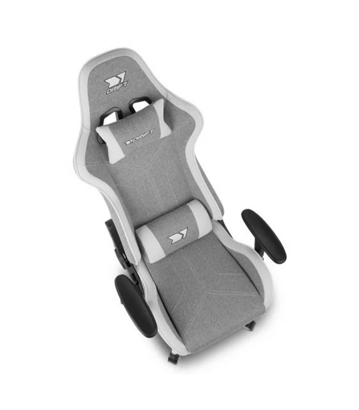 Silla gaming drift dr90 pro gris - blanca