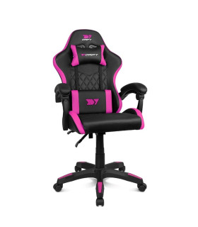 Silla gaming drift dr35 negra - fucsia
