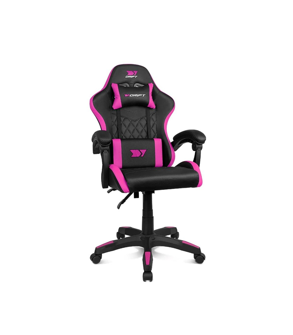Silla gaming drift dr35 negra - fucsia