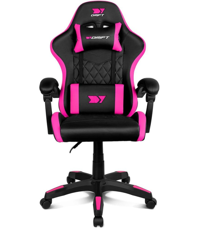 Silla gaming drift dr35 negra - fucsia