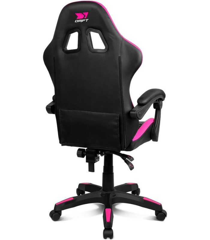 Silla gaming drift dr35 negra - fucsia