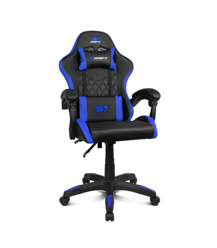 Silla gaming drift dr35 negra - azul