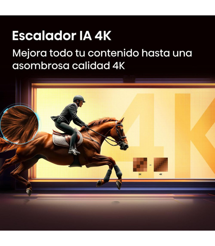 Tv hisense 55 pulgadas qled 4k uhd - 55e7s - smart tv
