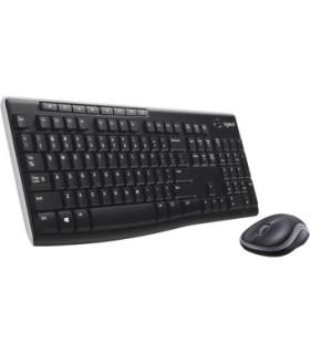 Teclado + mouse logitech mk270 wireless inalambrico ingles uk
