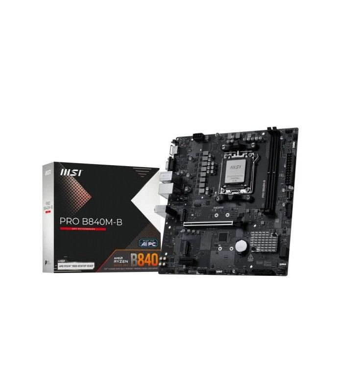 Placa base msi am5 pro b840m - b ddr5 matx