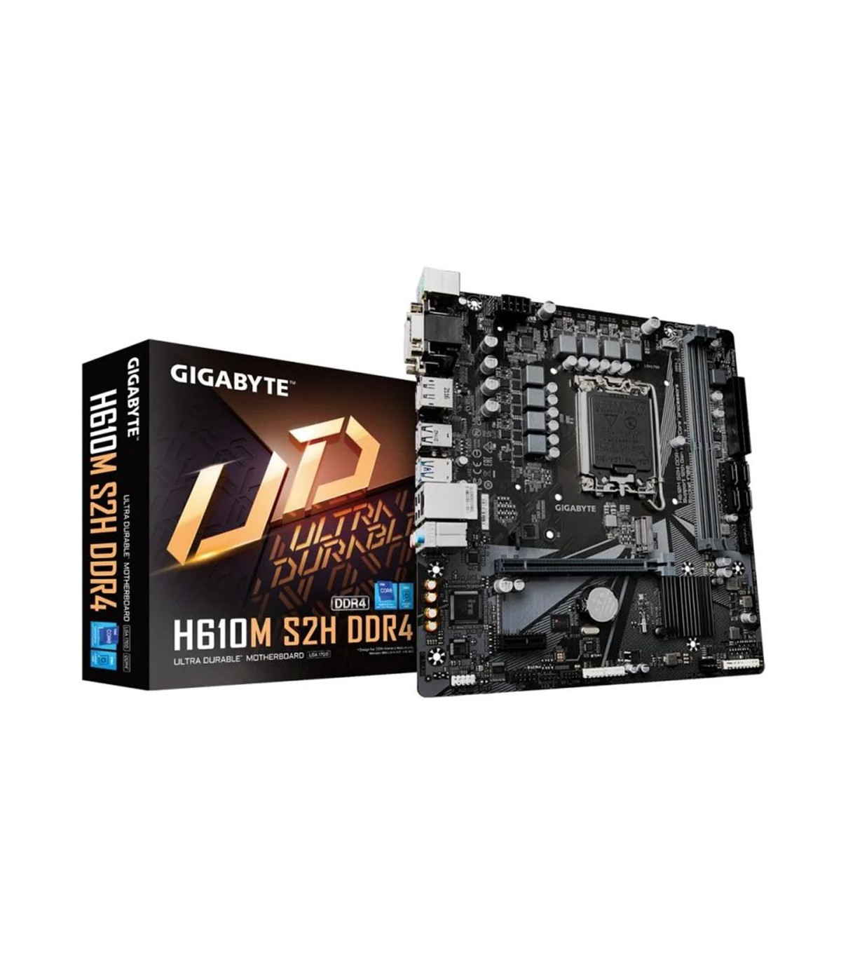 Placa base gigabyte h610m s2h v3 ddr4 matx 2xddr4