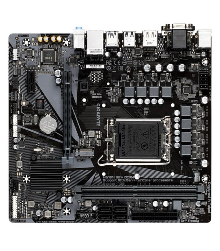 Placa base gigabyte h610m s2h v3 ddr4 matx 2xddr4
