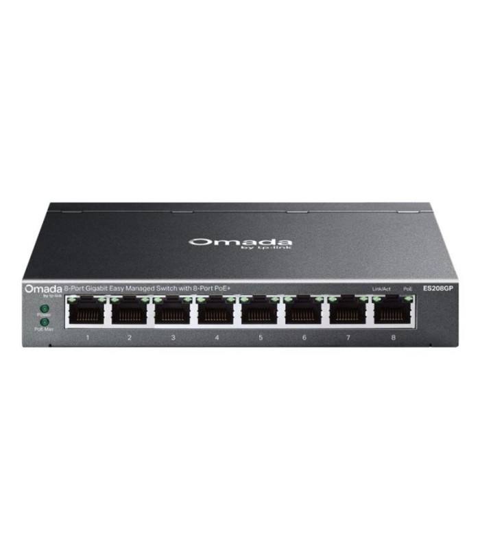 Switch tp - link omada es208gp 8 puertos