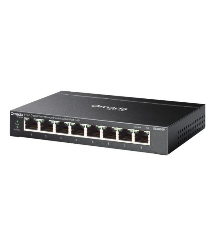 Switch tp - link omada es208gp 8 puertos
