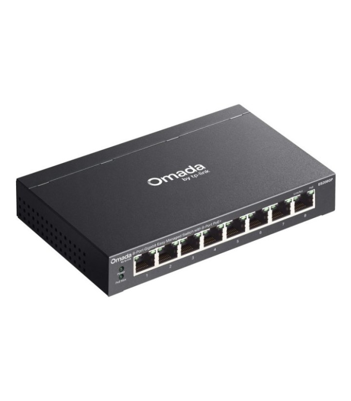 Switch tp - link omada es208gp 8 puertos
