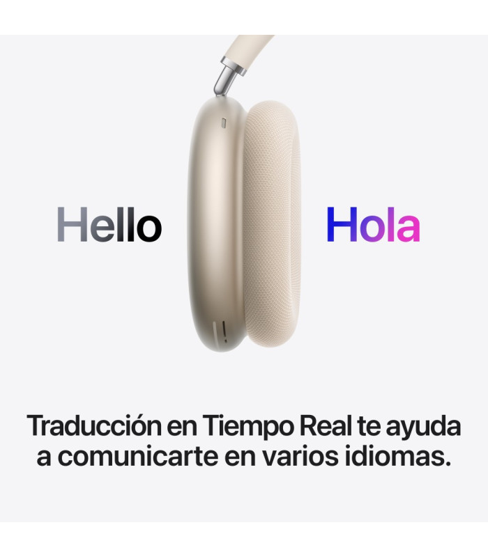 Auriculares apple airpods max 2 inalambrico starlight