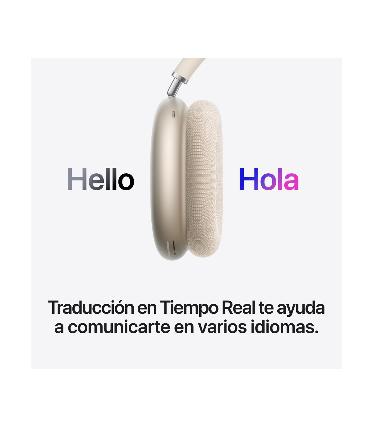 Auriculares apple airpods max 2 inalambrico starlight