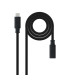 Cable nanocable usb - c 3.2 gen2x2 100w c - m - h 1.5m alargador