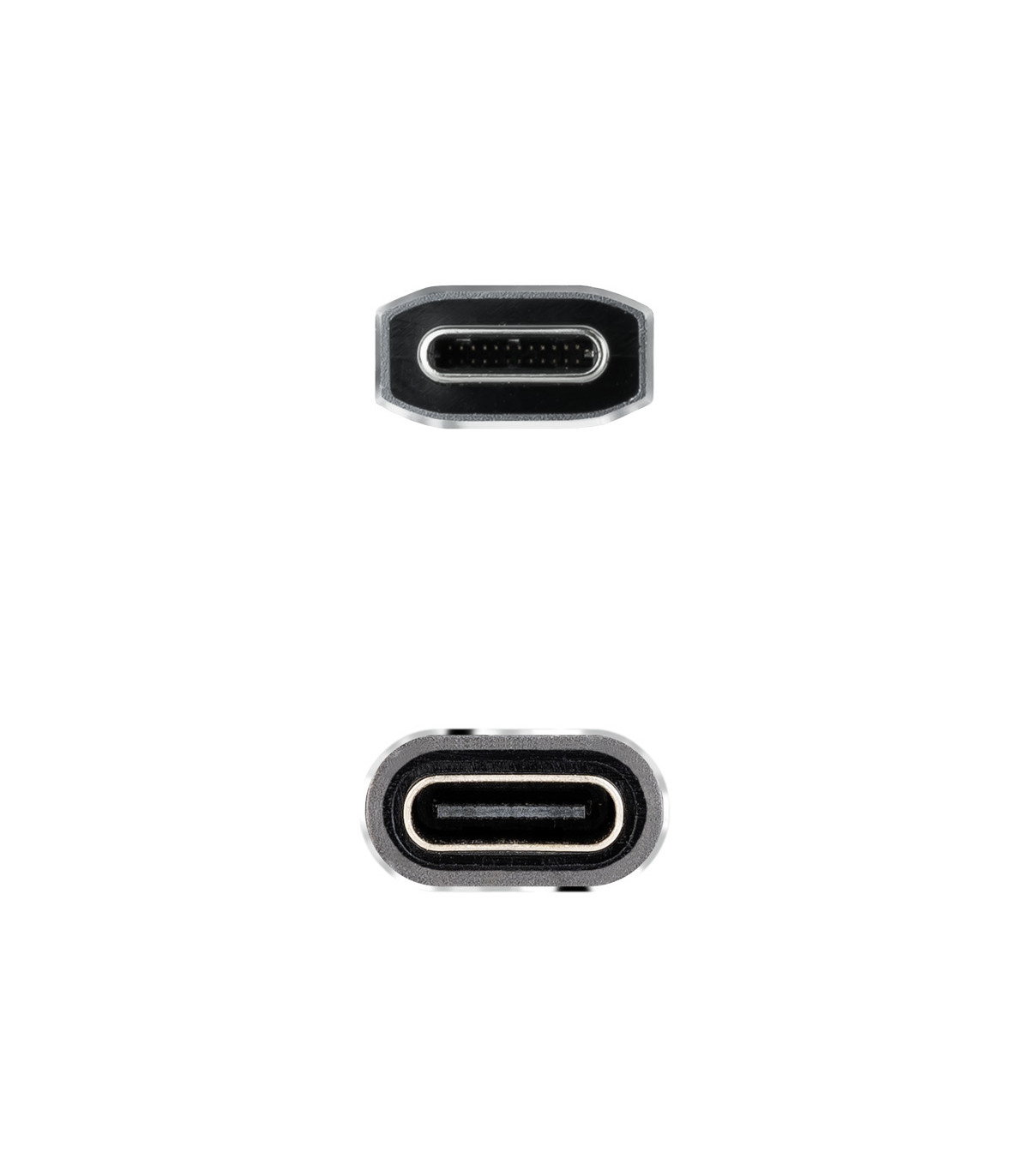 Cable nanocable usb 3.2 gen2x2 20gb 100w c - m - h 1.5m alargador usb - c algodon