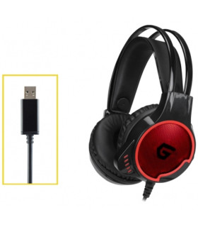 Auricular gaming conceptronic athan01b 7.1 luces led 7 colores para pc - ps4