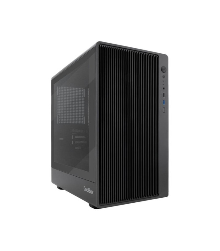 Caja ordenador gaming coolbox gm350 darkface matx cristal templado negra