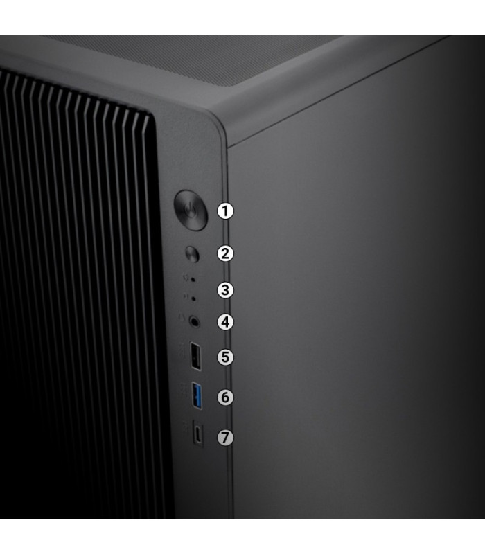 Caja ordenador gaming coolbox gm350 darkface matx cristal templado negra