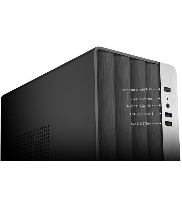 Caja ordenador coolbox m870 matx negra 500w