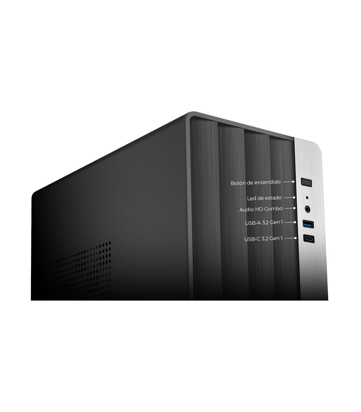 Caja ordenador coolbox m870 matx negra 500w