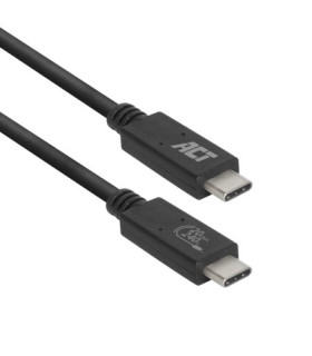 Cable usb - c act connectivity carga 240w  mas datos 20 gbps 1.m certificado usb - if