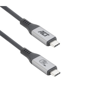 Cable usb4 act connectivity 80 gbps thunderbolt 5 - 240 w - usb type - c - certificado por usb - if - 1 -5 m.