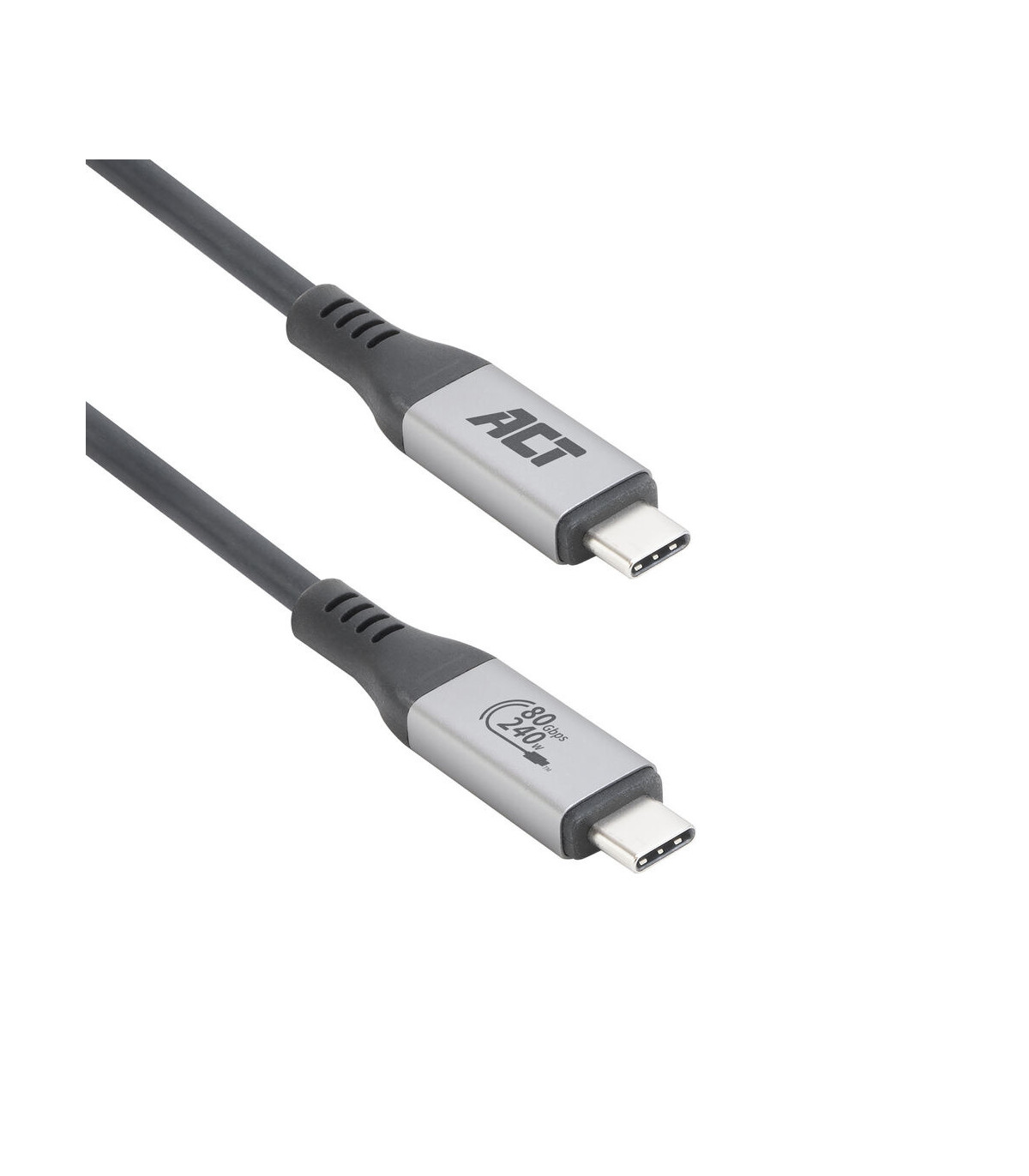 Cable usb4 act connectivity 80 gbps thunderbolt 5 - 240 w - usb type - c - certificado por usb - if - 1 -5 m.