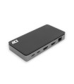 Docking station act connectivity usb - c 4k mst 2 monitores hdmi - ethernet - usb - c - 3x usb - a - pd pass - through cable 1m