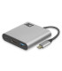 Adaptador act connectivity usb - c a hdmi - usb a - usb - c pd