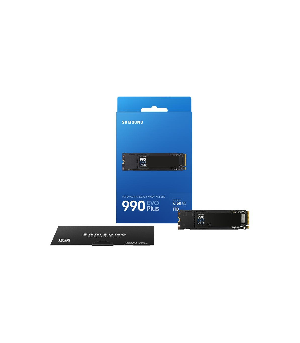 Disco duro interno solido ssd samsung 990 evo plus 1tb pcie 4.0x4 5.0x2 nvme 2.0