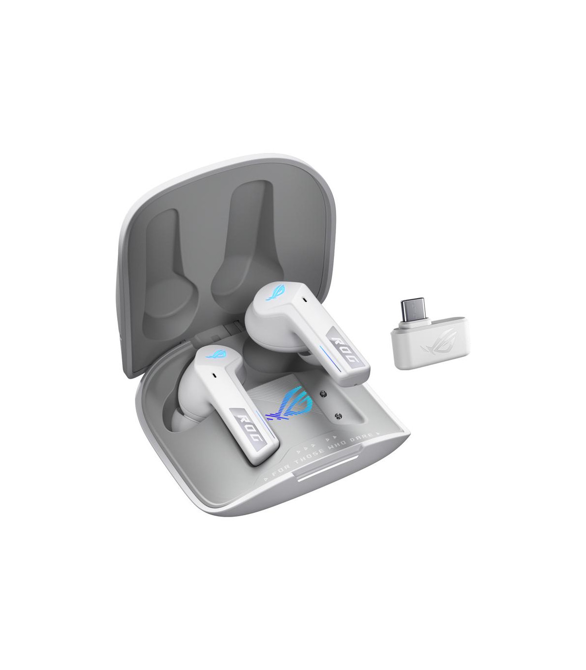 Auriculares gaming asus rog cetra true wireless speednova inalambrico blanco