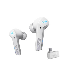 Auriculares gaming asus rog cetra true wireless speednova inalambrico blanco