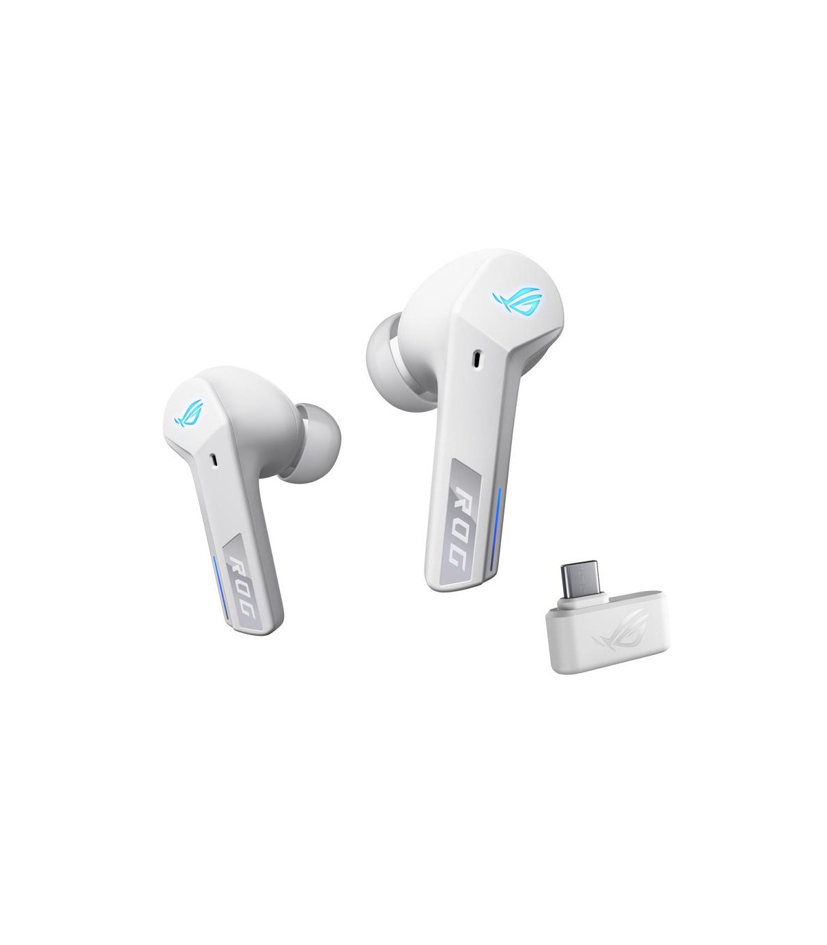 Auriculares gaming asus rog cetra true wireless speednova inalambrico blanco