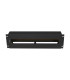Panel lanberg de distribucion de tension 19'' 3u con rail din ts - 35 negro
