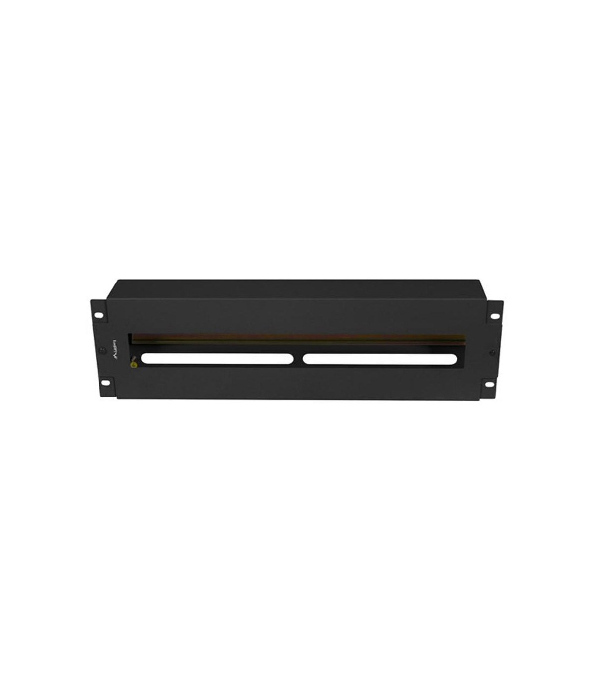 Panel lanberg de distribucion de tension 19'' 3u con rail din ts - 35 negro