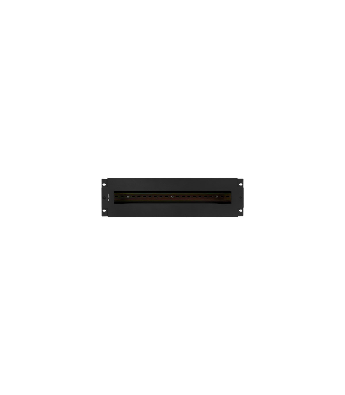 Panel lanberg de distribucion de tension 19'' 3u con rail din ts - 35 negro